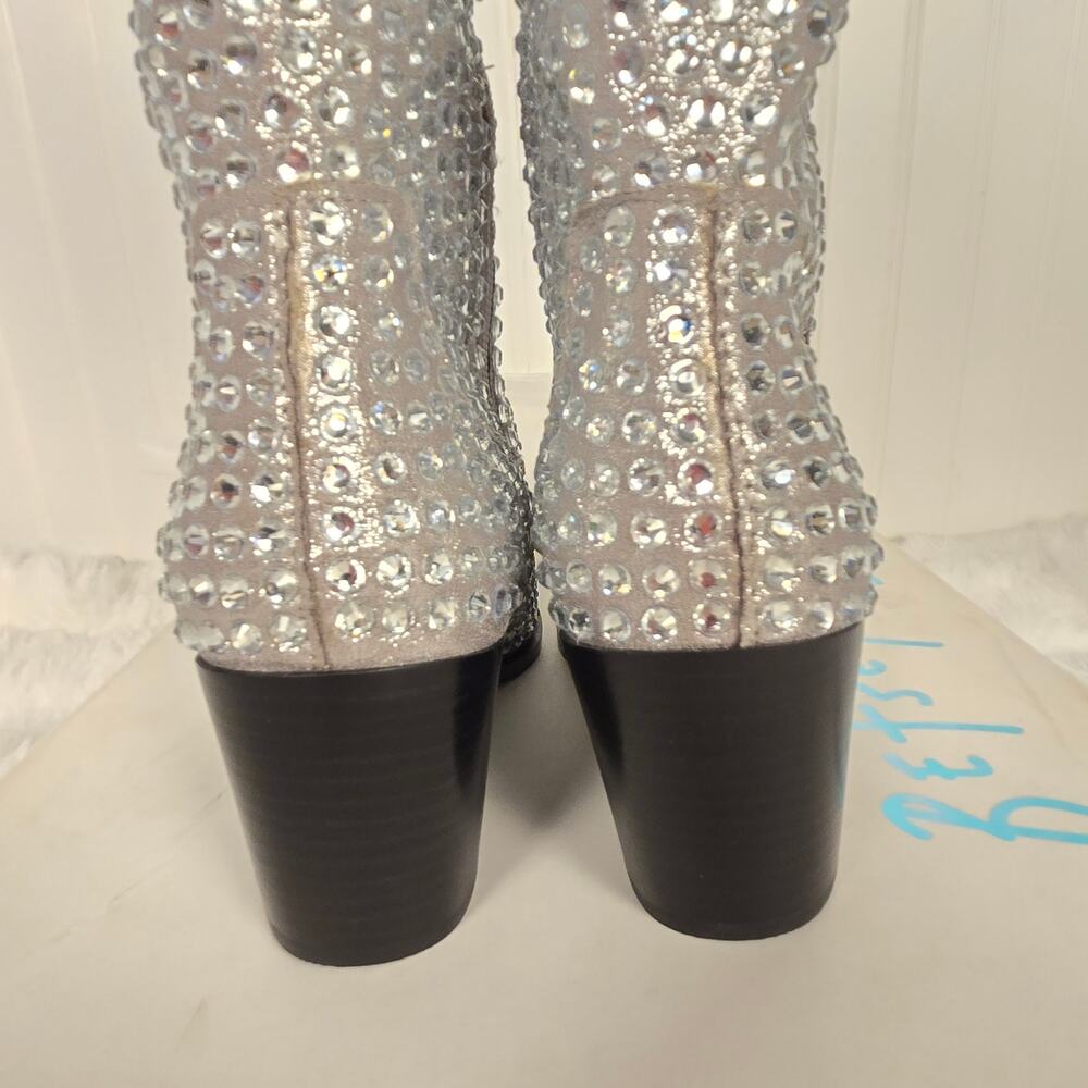 Women's Betsey Johnson Randy Western Cowboy Boots W8.5 - Picture 7 of 13